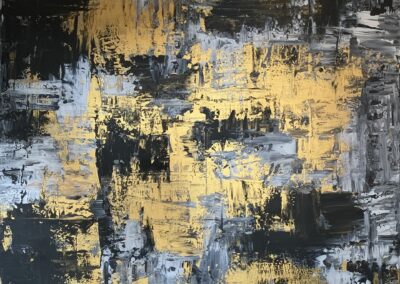 Toile en 116x89cm. Technique acrylique.