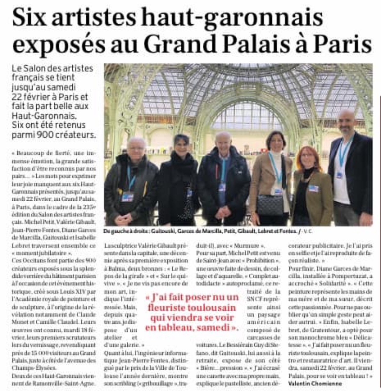 Grand Palais La dépêche